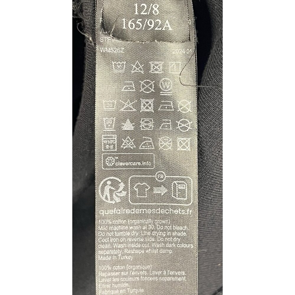 ALLSAINTS Women's Black Short Sleeve Stevie T-Shirt US 8 - Picture 3 of 5